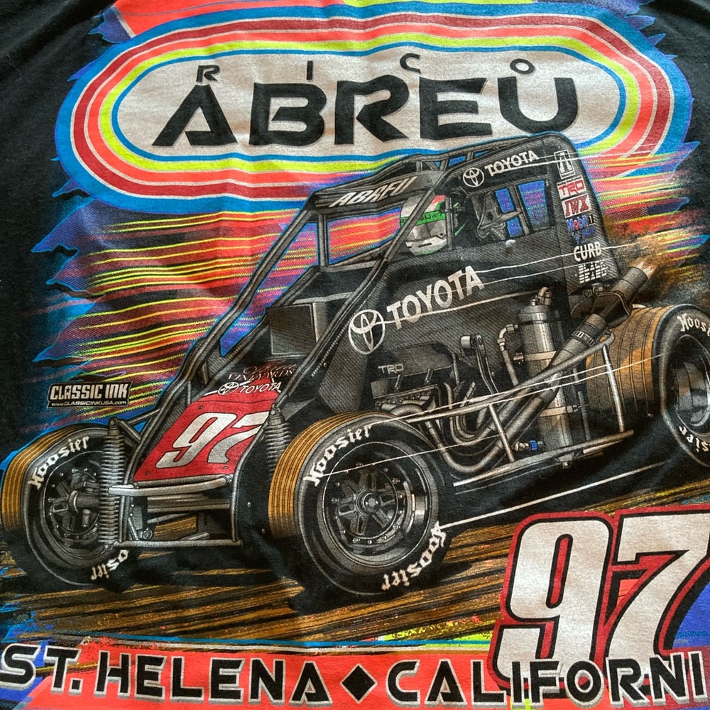 Rico Abreu Toyota Car 97 Race Shirt 4XL Bright Colors